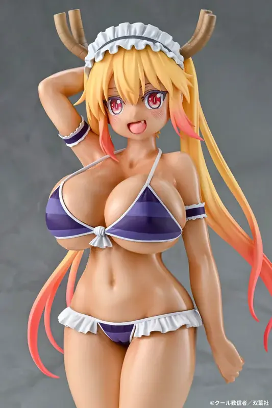 『小林さんちのメイドラゴン』より、「トール」がビキニスタイルでフィギュア化。ツヤのある「日焼けver.」も登場。あみあみにて予約受付中。 画像 16
