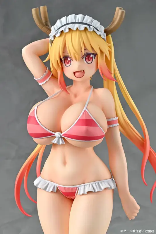 『小林さんちのメイドラゴン』より、「トール」がビキニスタイルでフィギュア化。ツヤのある「日焼けver.」も登場。あみあみにて予約受付中。 画像 3