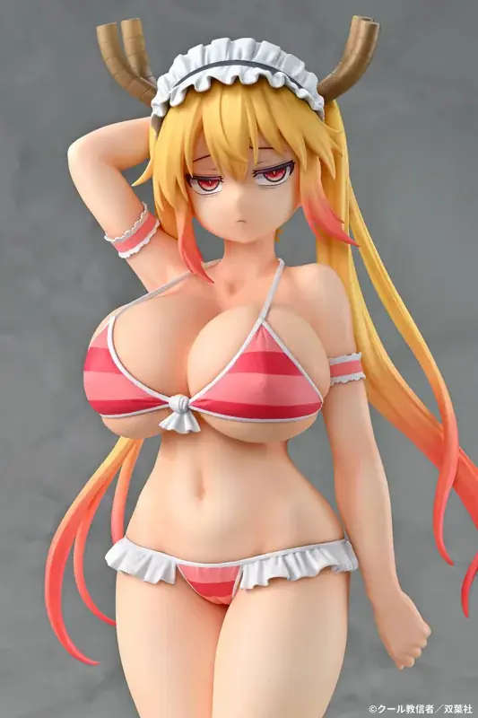 『小林さんちのメイドラゴン』より、「トール」がビキニスタイルでフィギュア化。ツヤのある「日焼けver.」も登場。あみあみにて予約受付中。 画像 4