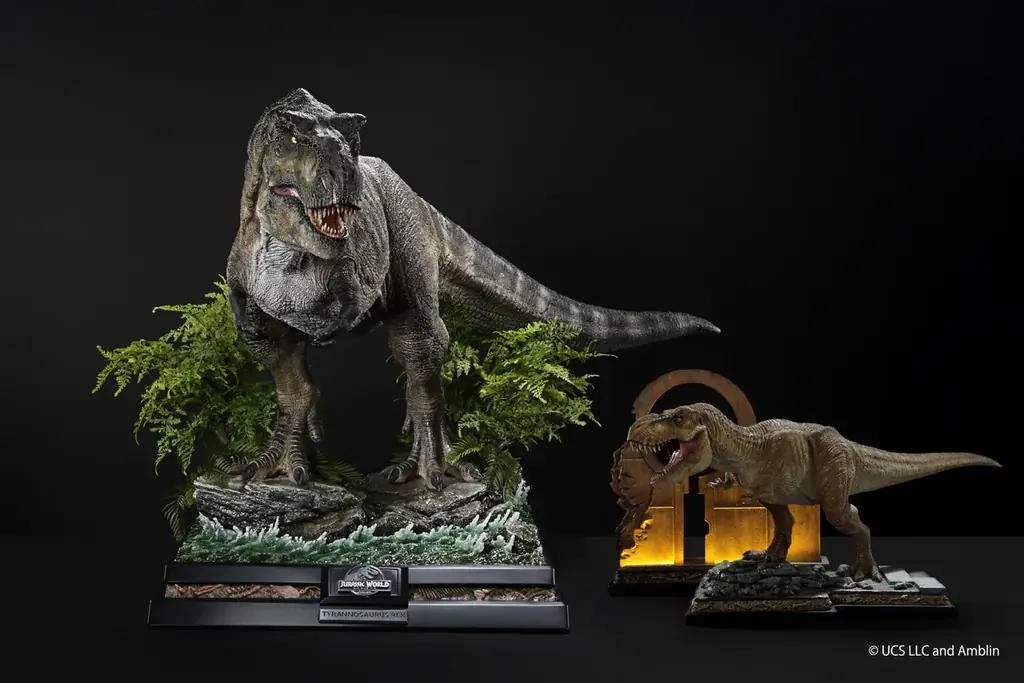 世界最速展示がスタート！最新作『ジュラシック・ワールド／復活の大地』より「ティラノサウルス・レックス」が1/6スケールスタチューでついにお披露目！ 画像 2