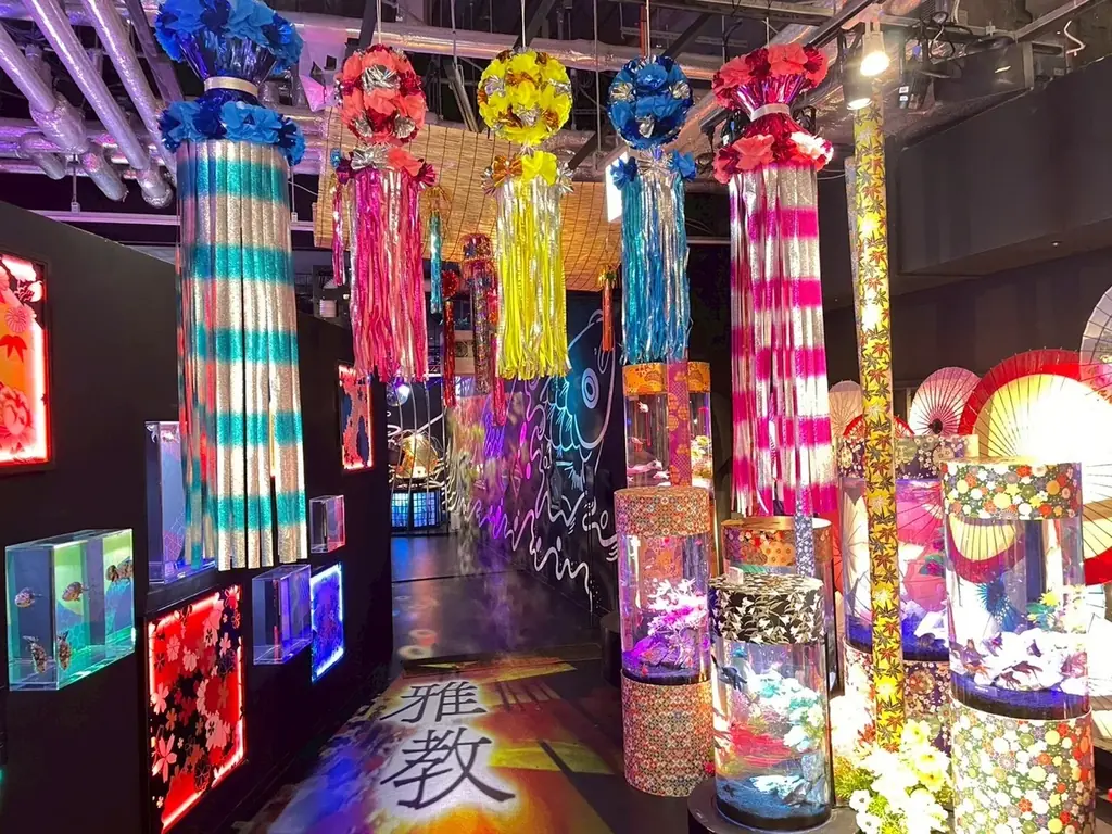 『UWS AQUARIUM GA☆KYO』夏限定イベント「夏めく金魚と星今宵」を開催!夏の風物詩と夜空のきらめきが交差する、涼やかで幻想的なアクアリウム体験 画像 2