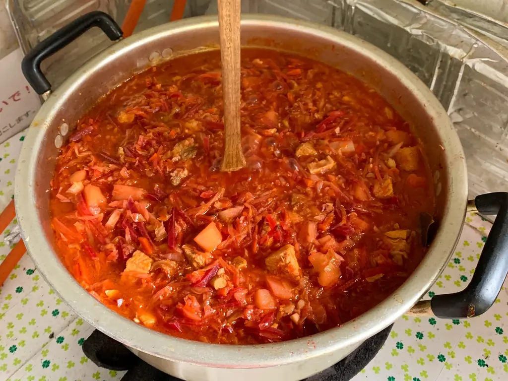 【ウクライナのボルシチ、再び横枕へ】九大発ベンチャー《Borsch?》が佐賀・唐津でボルシチをふるまう国際交流イベントを開催 画像 9