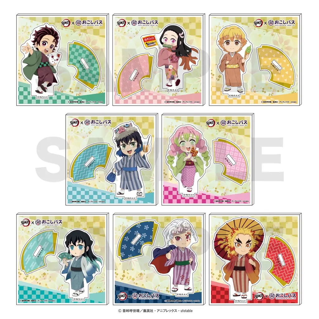 アニメ「鬼滅の刃」×おこしバスの描き下ろしミニキャライラストを使用したグッズが「EDITH ONLINE」にて販売開始！ 画像 2