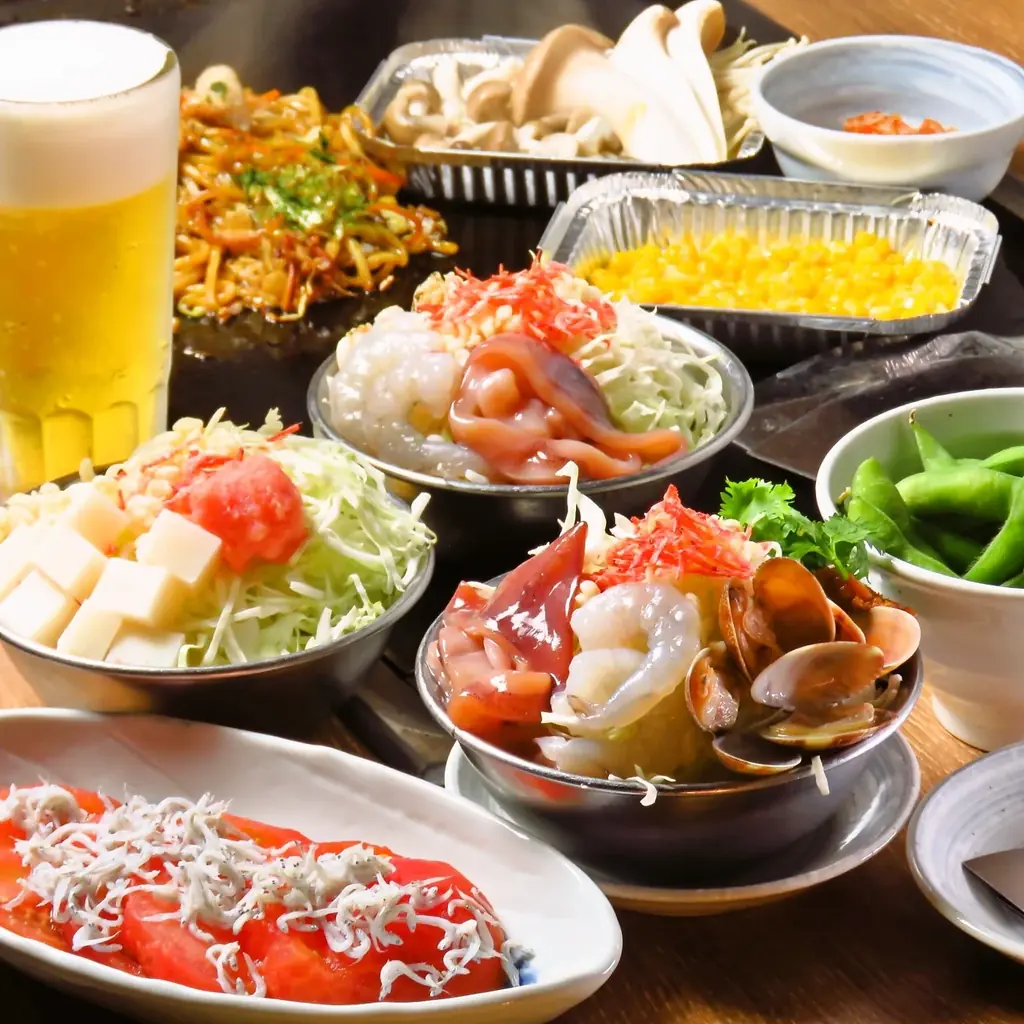 【大阪・梅田茶屋町】に「もんじゃ酒場だしや」グランドオープン 7/21〜23限定！“生あり飲み放題”で全もんじゃ0円食べ放題キャンペーン開催🎉 画像 2