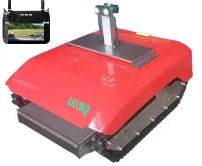 ユニック社が遠隔操作草刈ロボットの実証実験を九大伊都キャンパスで実施 画像 1