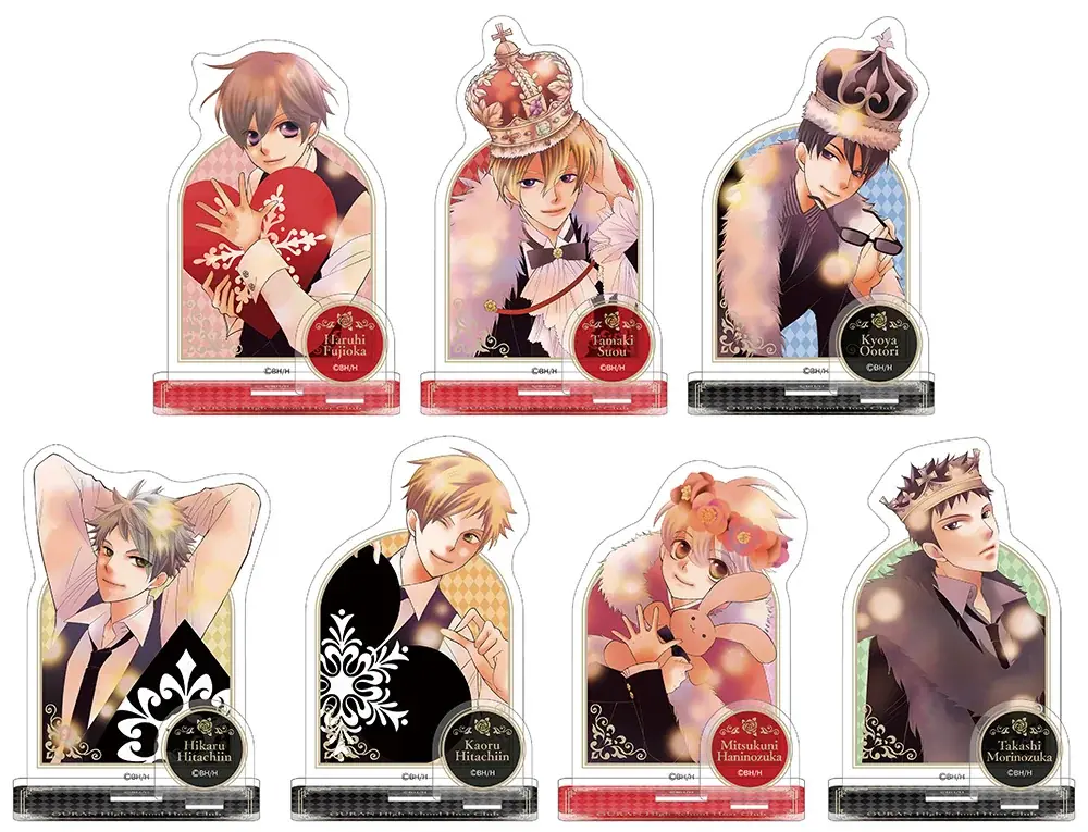 『桜蘭高校ホスト部』より、“あのお湯を注ぐだけでできる”庶民コーヒーや、原作イラストのアクリルスタンドなどの新商品が7月26日発売！　アニメイトでは、特典がもらえるフェア、オンリーショップも開催!! 画像 2