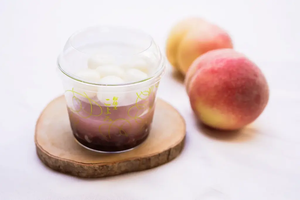 夏限定の桃づくし!「白桃の白玉しるこ」「白桃のゆらら」船橋屋こよみで販売開始 画像 2