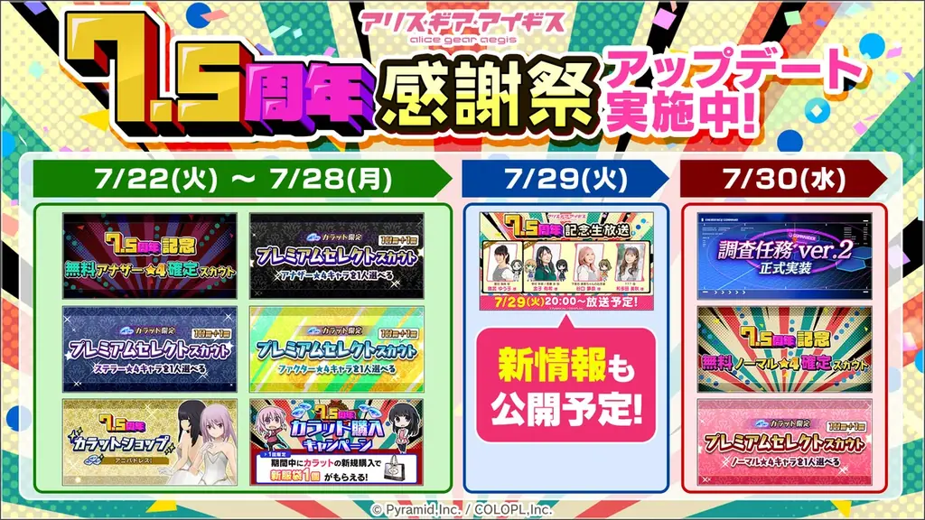 『アリス・ギア・アイギス』7.5周年！ 画像 2