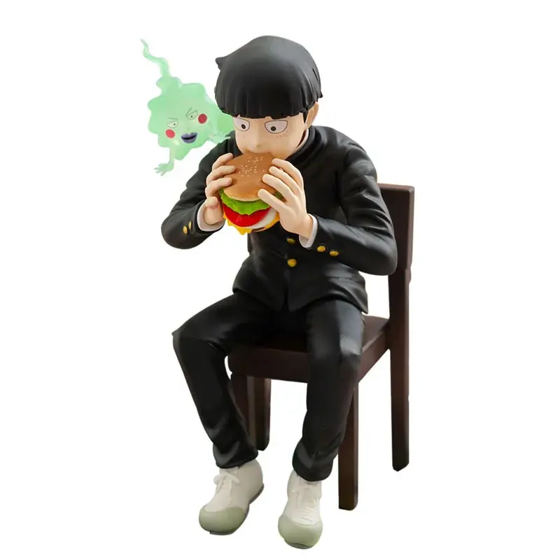 『モブサイコ100 III×文房具カフェ』コラボ描き下ろしイラストの「影山茂夫＆エクボ」「霊幻新隆」がフィギュアで登場。 画像 12