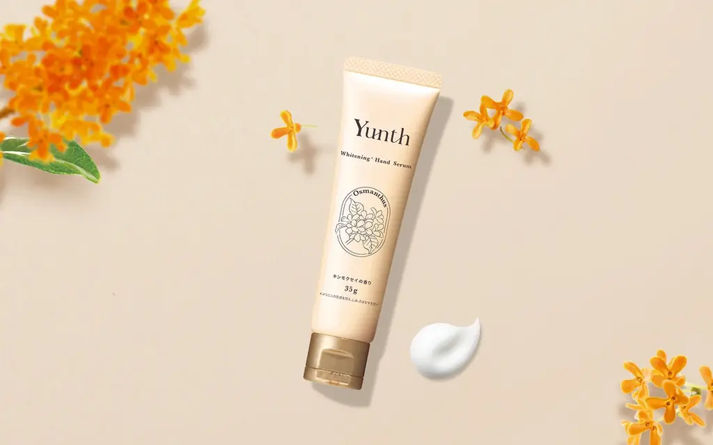 金木犀の香りに包まれる、秋限定の手元ケア。Yunth「美白ハンドセラム〈オスマンサス〉」2025年8月1日発売 画像 1