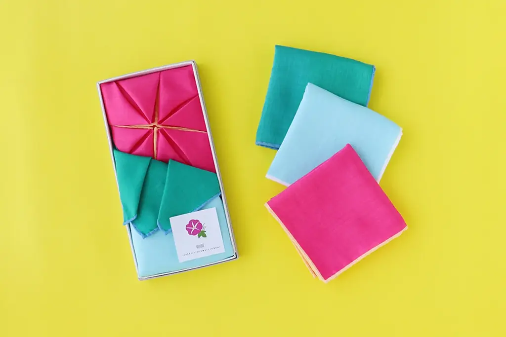 朝顔や向日葵など、夏の贈り物にぴったり!まるで折り紙アート「HANDKERCHIEF ORIGAMI ART」第2弾を期間限定で発売 画像 2