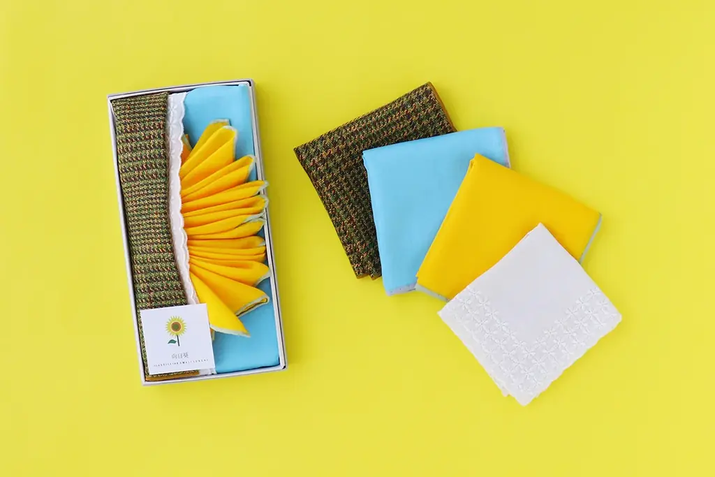 朝顔や向日葵など、夏の贈り物にぴったり!まるで折り紙アート「HANDKERCHIEF ORIGAMI ART」第2弾を期間限定で発売 画像 3
