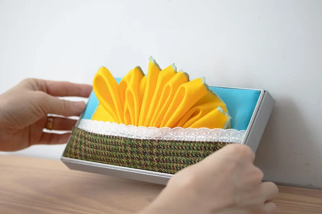 朝顔や向日葵など、夏の贈り物にぴったり!まるで折り紙アート「HANDKERCHIEF ORIGAMI ART」第2弾を期間限定で発売 画像 5