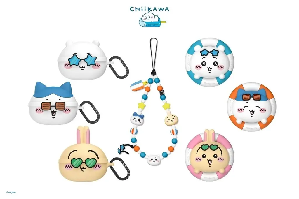 【最後値下げ】ちいかわ CASETiFY チャーム 7月25日発売「ちいかわ x CASETiFY」夏のテックアクセ新作
