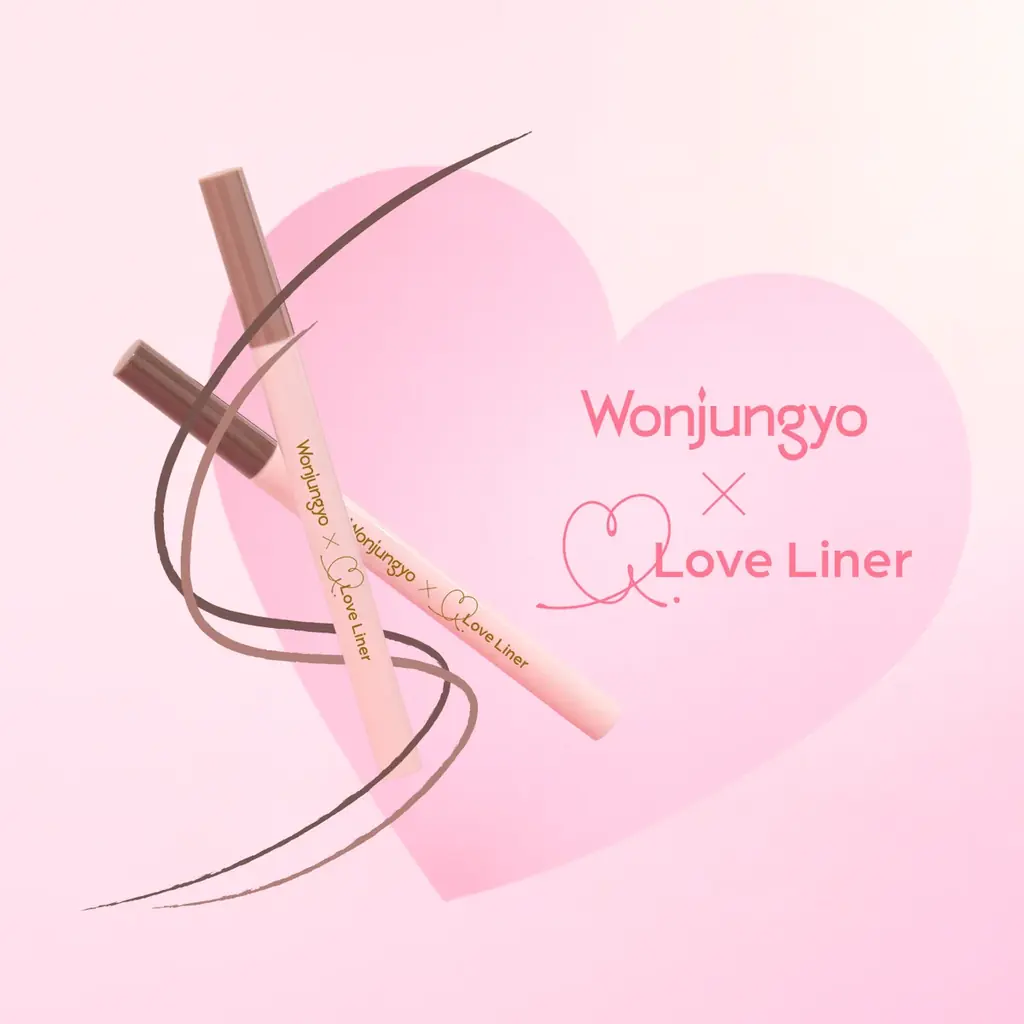 <Wonjungyo>大人気メイクブランド「Love Liner(ラブ・ライナー)」と初のコラボ!シアーカラー×ショート丈筆で狙い通りのラインを描けるコラボアイライナーを数量限定で発売 画像 2