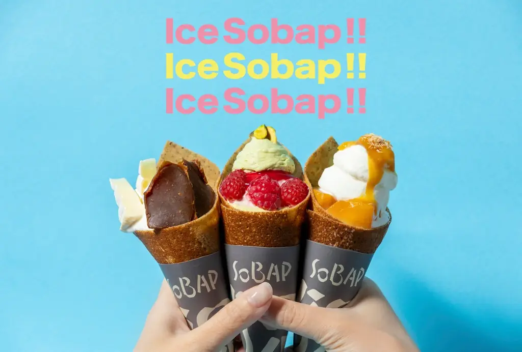 【そば粉クレープ × アイスの新食感スイーツ】登場！夏にぴったり◎東京駅『SOBAP グランスタ東京店』にて新商品の販売！ 画像 1