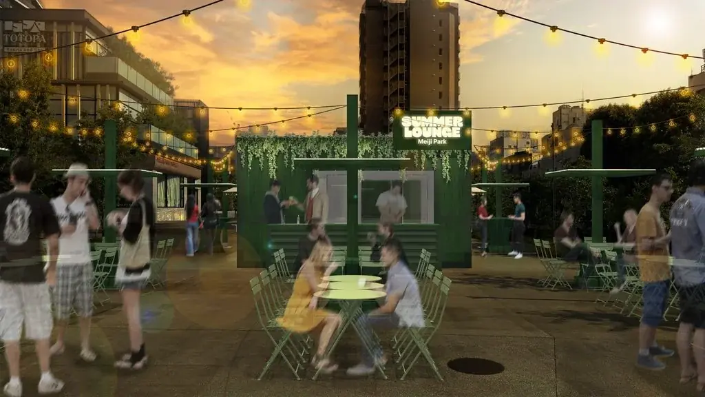 都会の真ん中で、映画とビールを楽しむ夏のひととき『SUMMER LOUNGE MEIJI PARK』8/1よりオープン！ 画像 3