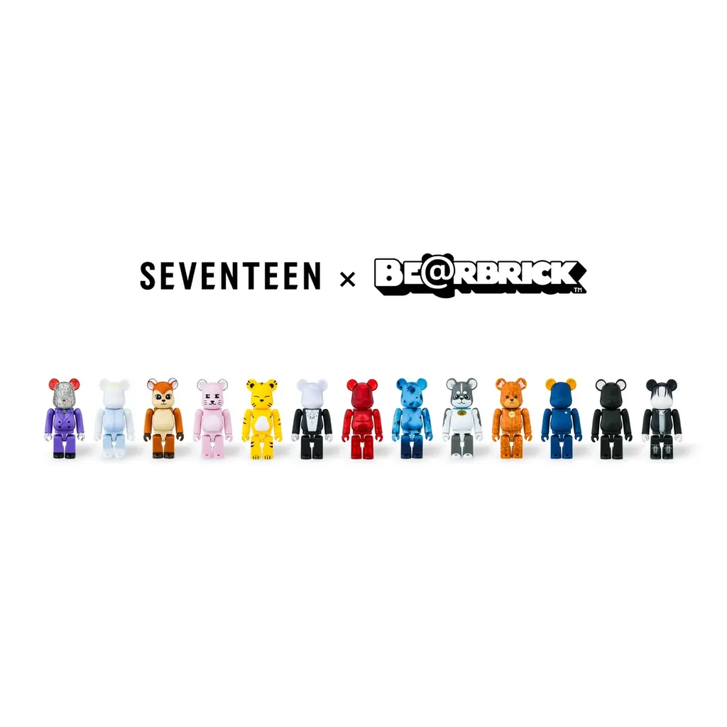 7月24日予約開始！SEVENTEEN×BE@RBRICK特別コレクション発表