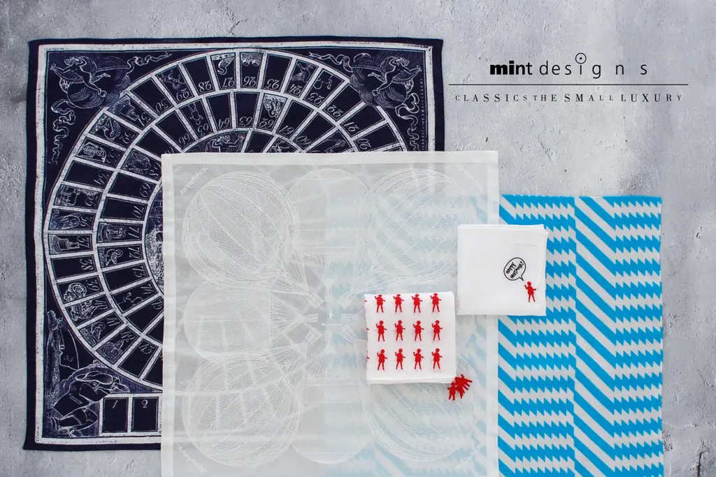 mintdesigns × CLASSICS the Small Luxury初のコラボハンカチーフが登場 – 日常に、デザインの遊び心を – 画像 1