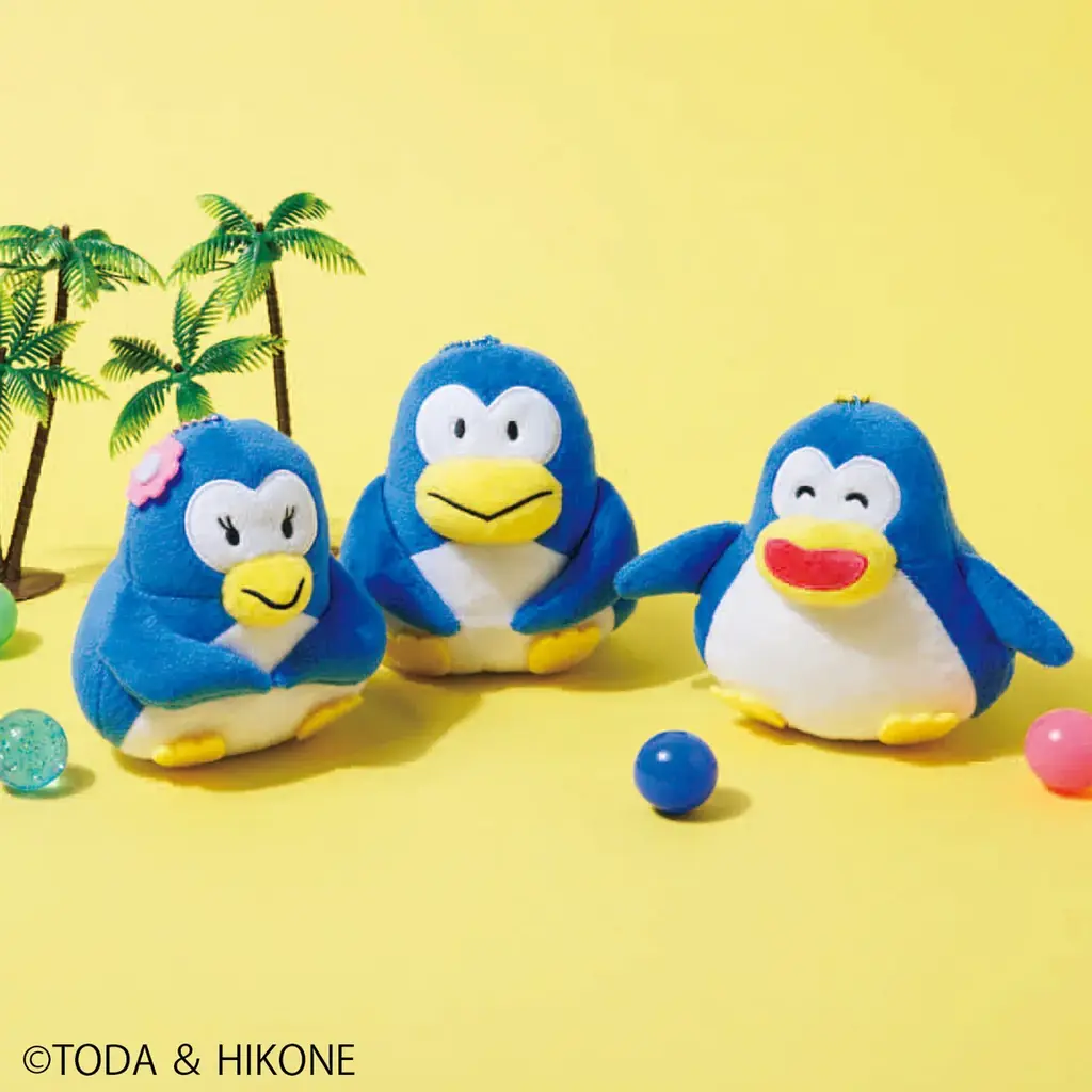 懐かしの「パピプペンギンズ」コラボグッズの新作がフェリシモから新登場！夏のお出かけが楽しくなるレトロポップなぬいぐるみポーチ＆タオル 画像 2
