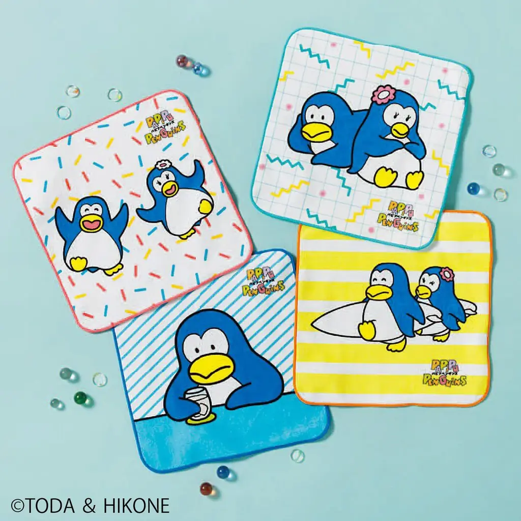 懐かしの「パピプペンギンズ」コラボグッズの新作がフェリシモから新登場！夏のお出かけが楽しくなるレトロポップなぬいぐるみポーチ＆タオル 画像 6
