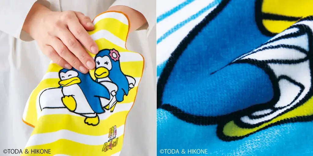 懐かしの「パピプペンギンズ」コラボグッズの新作がフェリシモから新登場！夏のお出かけが楽しくなるレトロポップなぬいぐるみポーチ＆タオル 画像 7