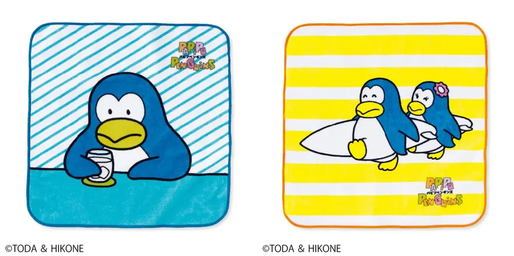 懐かしの「パピプペンギンズ」コラボグッズの新作がフェリシモから新登場！夏のお出かけが楽しくなるレトロポップなぬいぐるみポーチ＆タオル 画像 9