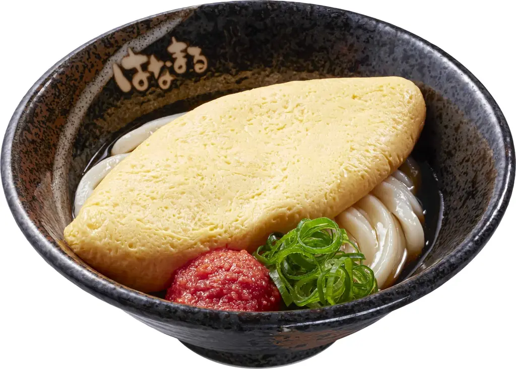【はなまる】地元・香川の声から生まれた新名物!?うどんに“ふわとろオムレツ”をのせた衝撃作「ふわとろ明太オムうどん」 画像 2