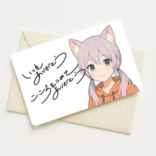 1枚から作れる！ME-Qのオリジナルメッセージカード印刷サービスが登場（2025/07/24） 画像 6