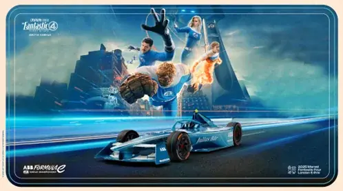 フォーミュラE、マーベル・スタジオ最新作『ファンタスティック4：ファースト・ステップ』とタッグ、最終決戦名称が「2025 マーベル ファンタスティック4 ロンドンE-Prix」に！ 画像 1
