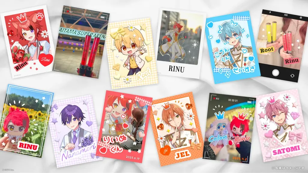 公式イラストで自分だけのトレカ風プリントが作れる!「chamicaオフィシャル」始動。第一弾はすとぷり。 画像 2