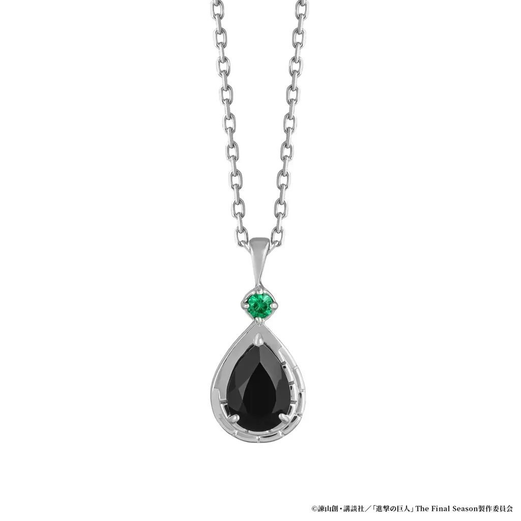 TVアニメ『進撃の巨人』の印象的な場面を胸元に――大ぶりな天然石で魅せるコラボジュエリー（全5種）登場！ 画像 2