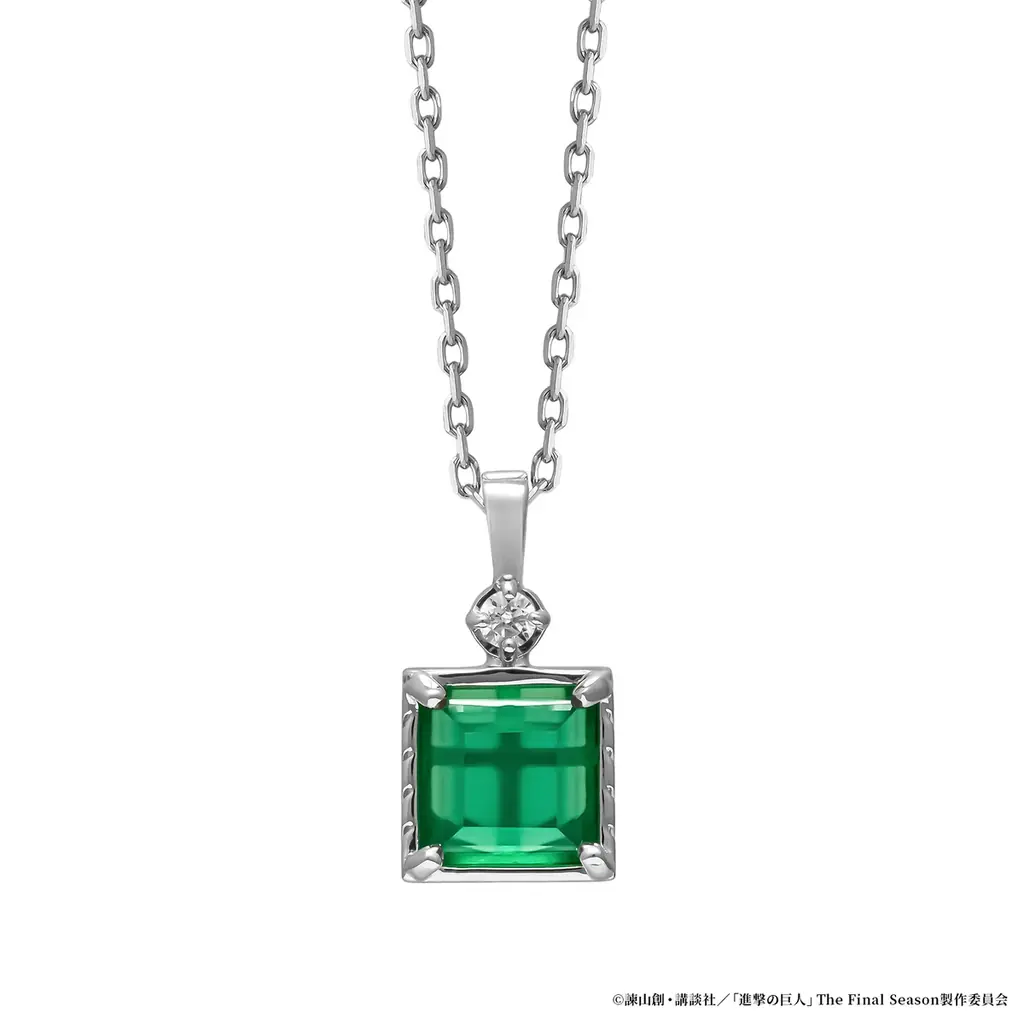 TVアニメ『進撃の巨人』の印象的な場面を胸元に――大ぶりな天然石で魅せるコラボジュエリー（全5種）登場！ 画像 5