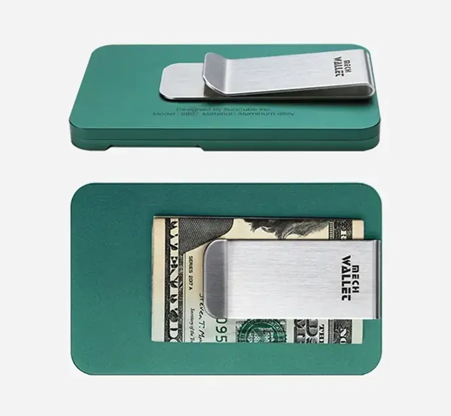 支払いをスマートに!海外クラファン総額9,500万円超えの大ヒット商品、新感覚スライド式ウォレット「Mech Wallet」がGREEN FUNDINGで先行発売開始! 画像 4
