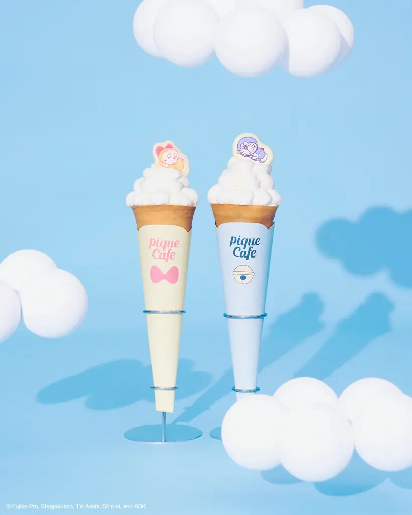 【ドラえもんmeets GELATO PIQUE CAFE】国民的人気キャラクタードラえもんとドラミが気持ちよさそうに眠るスペシャルなひんやりスイーツ初登場!<8月7日~(木)~9月3日(水)> 画像 2
