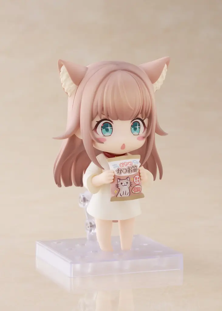 人気イラストレーターしま原先生の『うちのねこが女の子でかわいい』より、「きなこ」がねんどろいどになって登場！ 画像 10