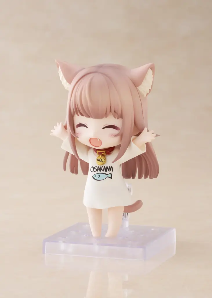 人気イラストレーターしま原先生の『うちのねこが女の子でかわいい』より、「きなこ」がねんどろいどになって登場！ 画像 11