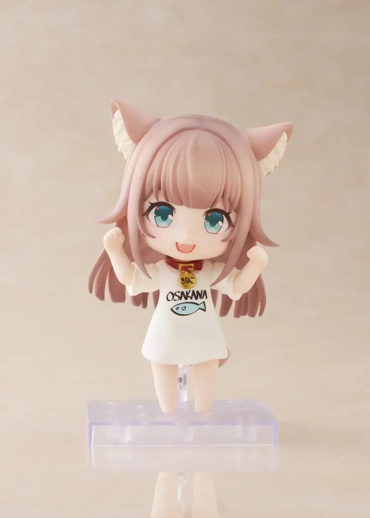 人気イラストレーターしま原先生の『うちのねこが女の子でかわいい』より、「きなこ」がねんどろいどになって登場! 画像 2