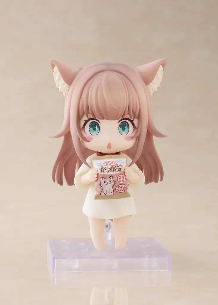 人気イラストレーターしま原先生の『うちのねこが女の子でかわいい』より、「きなこ」がねんどろいどになって登場! 画像 3