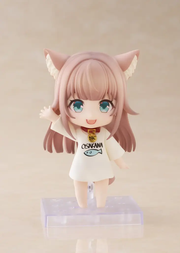 人気イラストレーターしま原先生の『うちのねこが女の子でかわいい』より、「きなこ」がねんどろいどになって登場! 画像 5