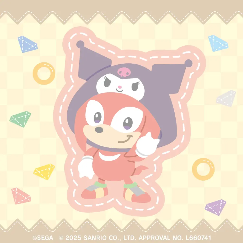『SONIC & FRIENDS』とサンリオキャラクターズのコラボ「ナックルズ」×「クロミ」、「Dr.エッグマン」×「ポムポムプリン」のイラスト公開 画像 2