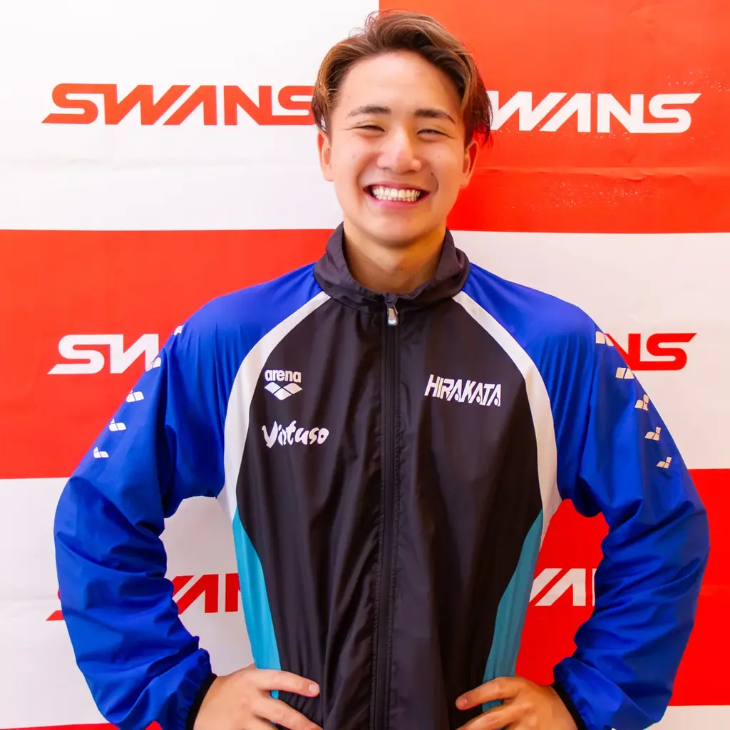 競泳・日本記録を塗り替えた高校生スイマー・今福和志選手とSWANSアドバイザリースタッフ契約を締結 画像 3
