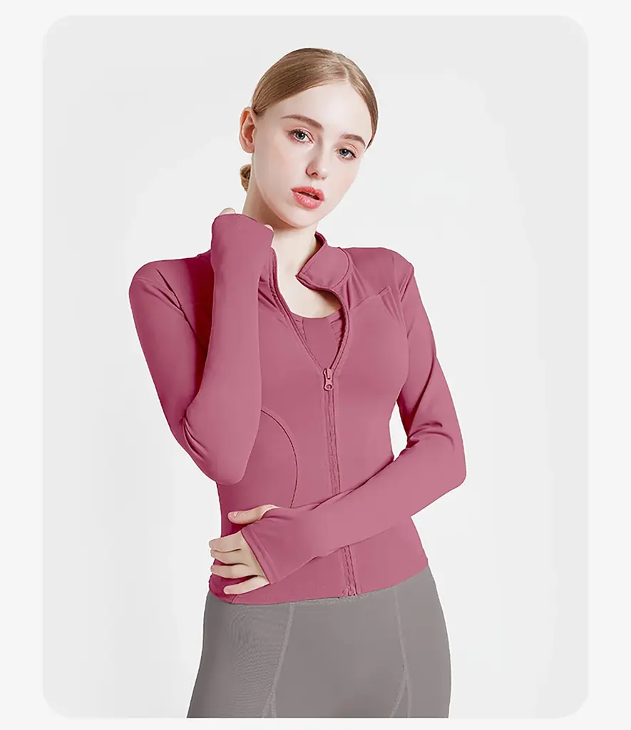 ヨガ服　ヨガコート　補正ジャケット　長袖　新規取引募集を開始いたしました。 画像 13