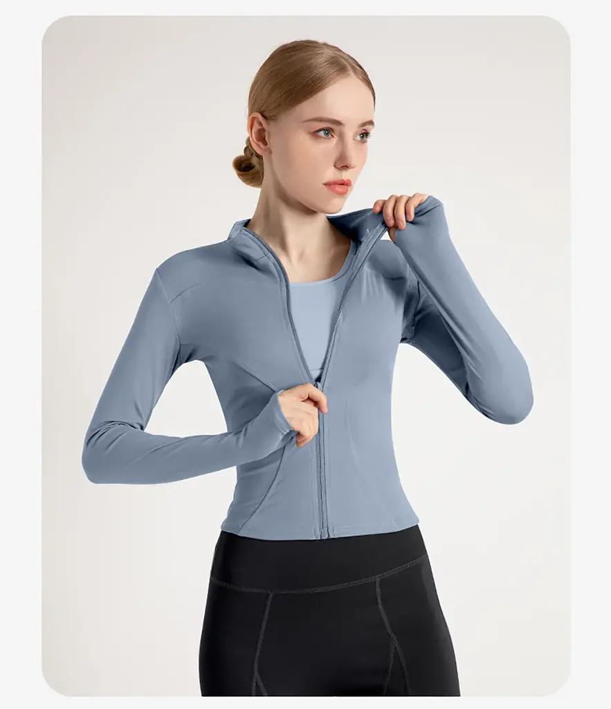 ヨガ服 ヨガコート 補正ジャケット 長袖 新規取引募集を開始いたしました。 画像 2