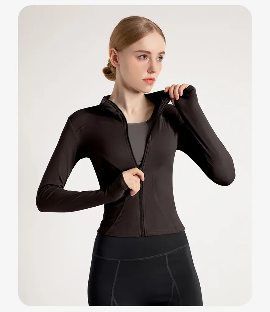 ヨガ服 ヨガコート 補正ジャケット 長袖 新規取引募集を開始いたしました。 画像 3