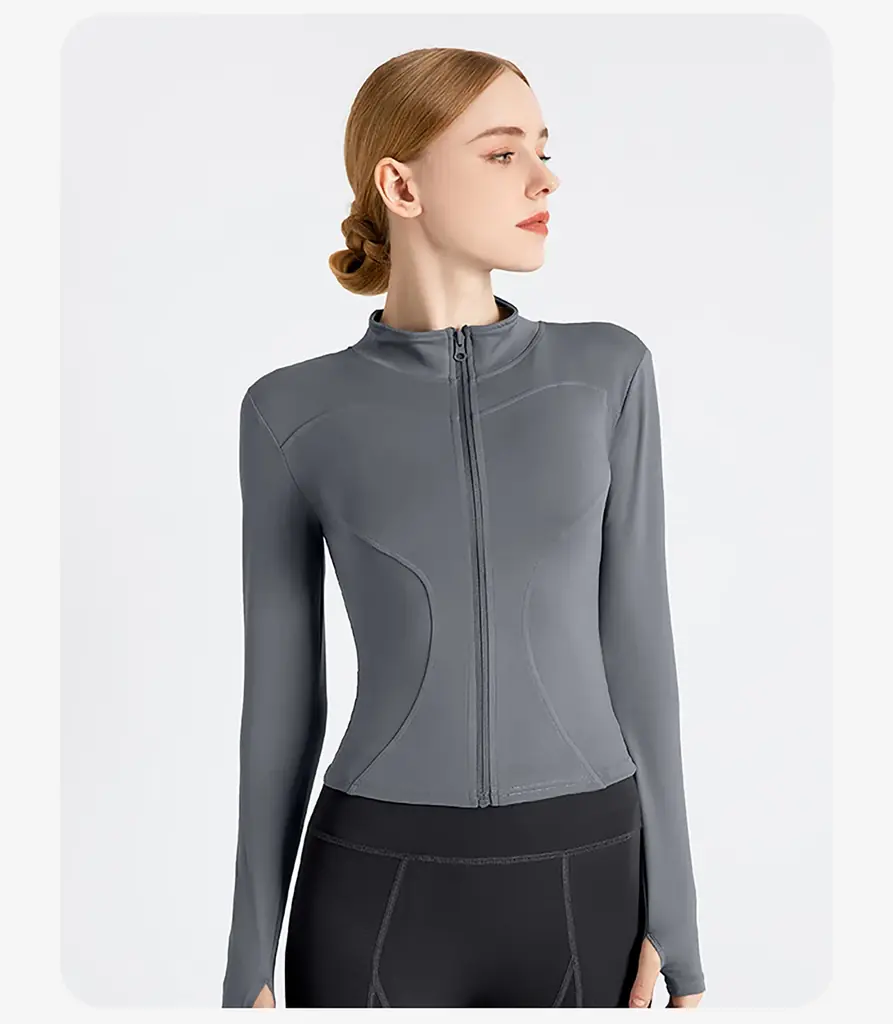 ヨガ服 ヨガコート 補正ジャケット 長袖 新規取引募集を開始いたしました。 画像 4