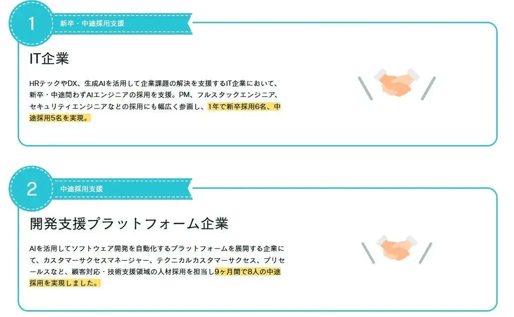 採用支援サービス「AIRs」正式リリース|Tackworth、法人向けに業務支援+ツール提供を開始、個人向け提供も対応 画像 4