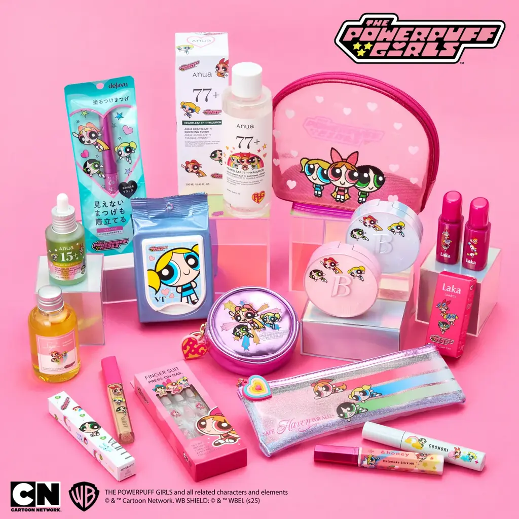 PLAZAの人気コスメが『パワーパフ ガールズ』デザインに！ここでしか手に入らないスペシャルコスメ、多数登場。 画像 1