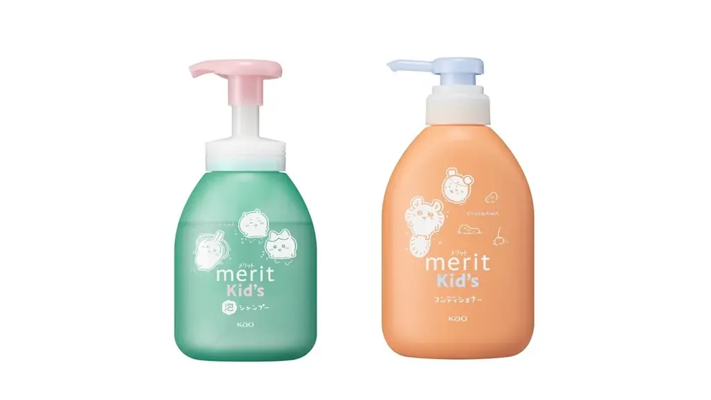 “やさしさ・安心感・清潔”を届ける“家族愛”ブランド「merit（メリット）」から、「ちいかわ」のスペシャルデザインボトルが今年も登場！　2025年8月2日、数量限定発売 画像 4