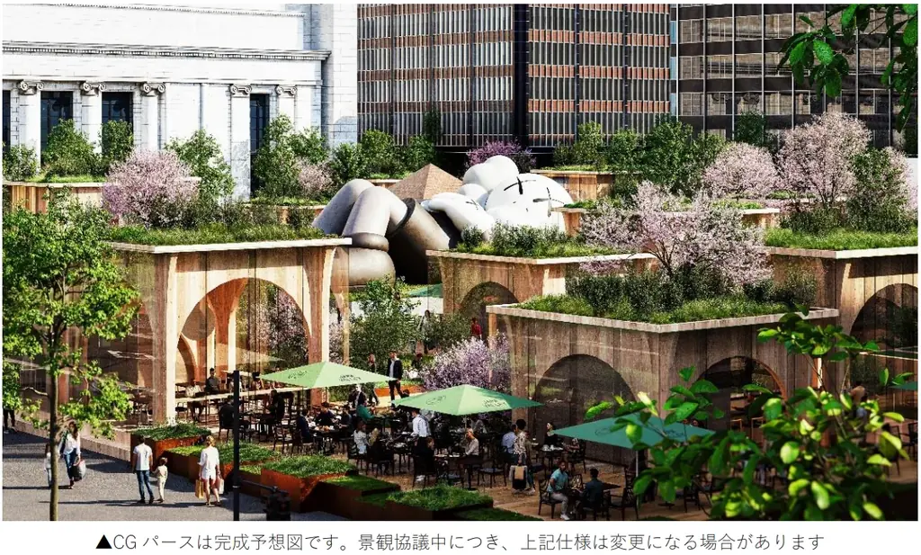 日本カルチャーの発信拠点「YURAKUCHO PARK」有楽町駅前の敷地1ヘクタールに2026年度に開設 画像 2